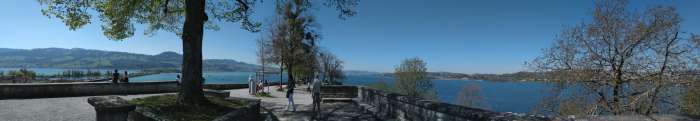 Panorámica desde el castillo de Rapperswil